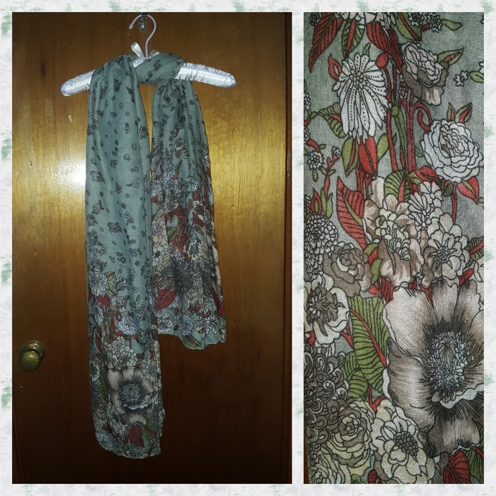 🌹Scarfand | floral scarf🌹 - Picture 6 of 6